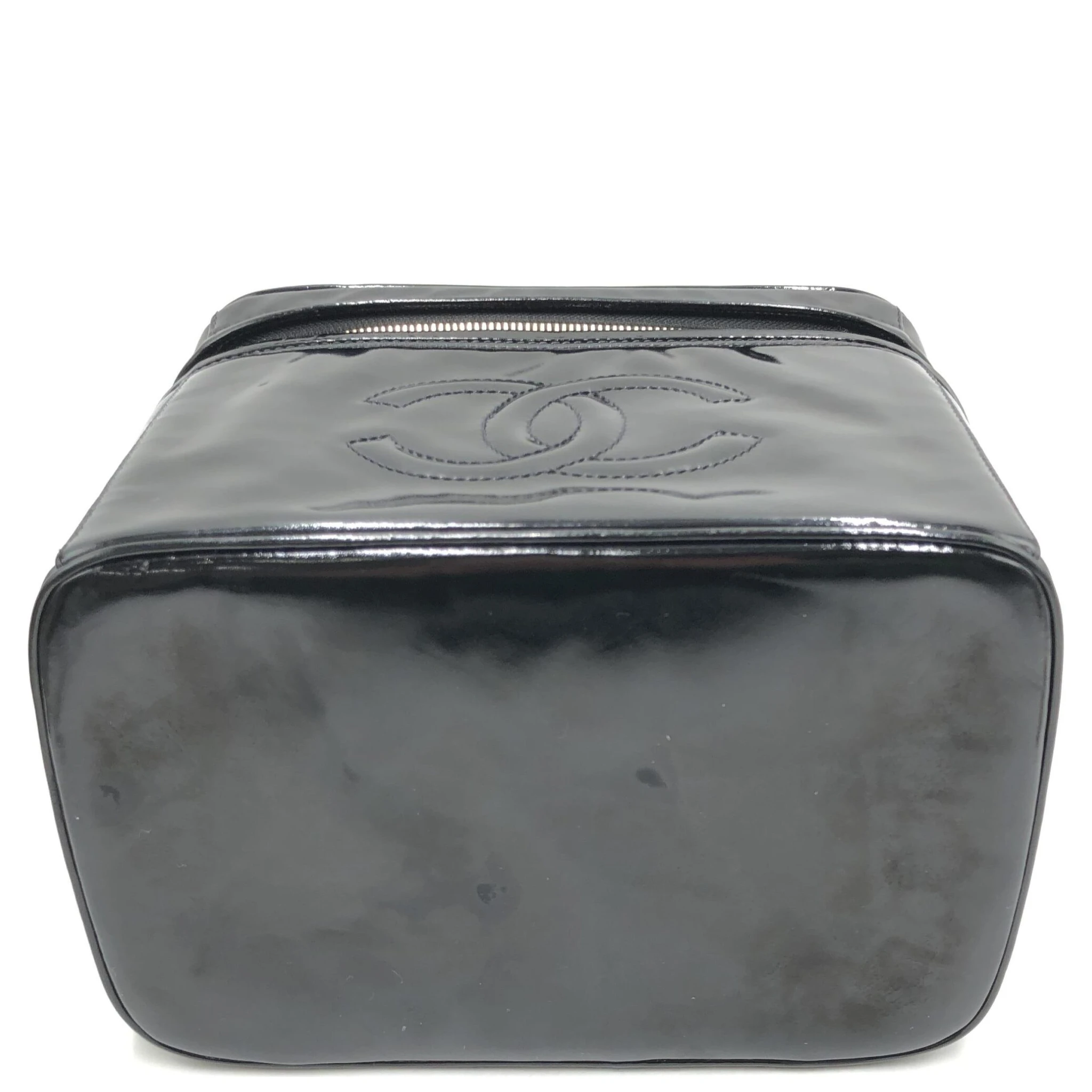 Black Patent Leather Vanity Case