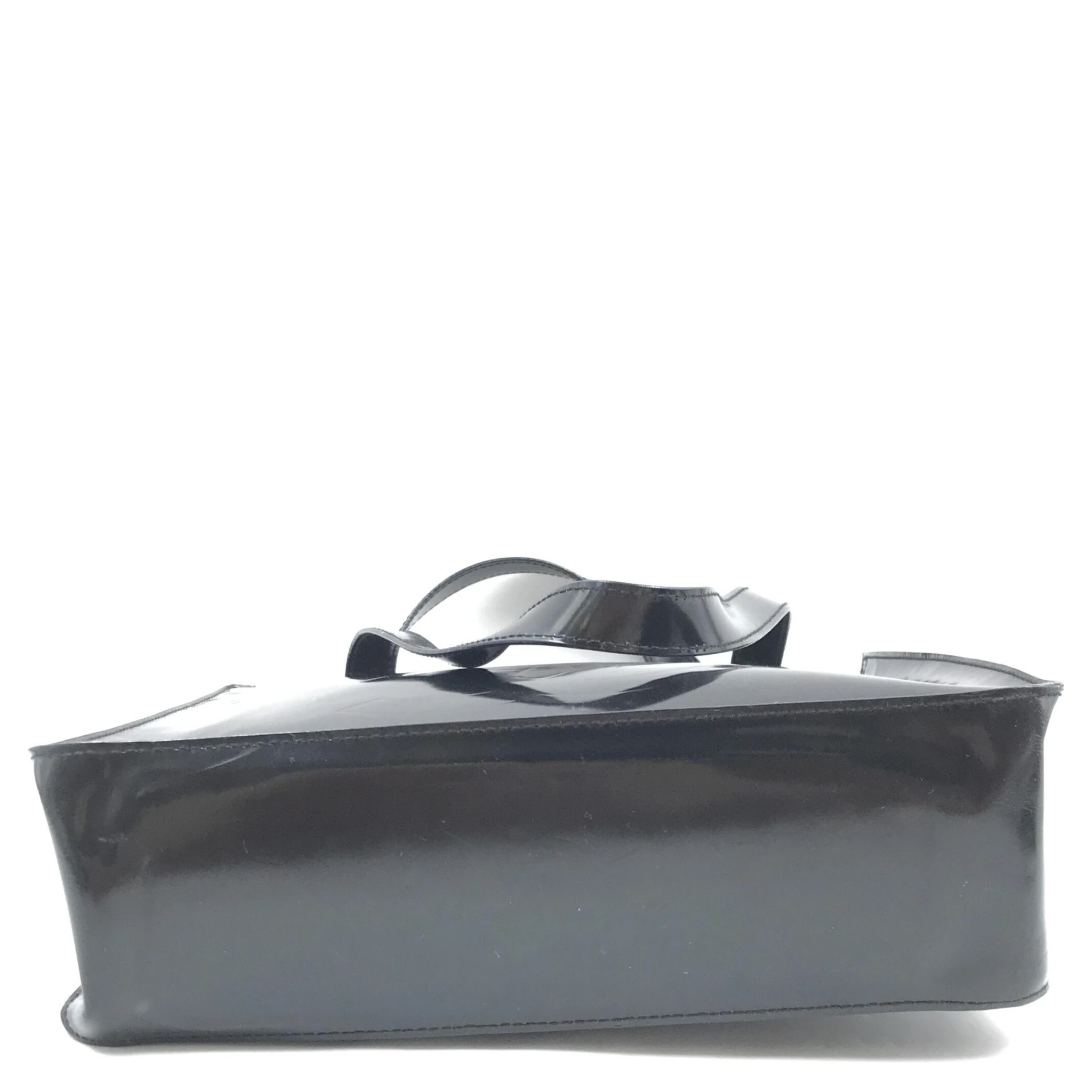 Black Patent Leather Tote