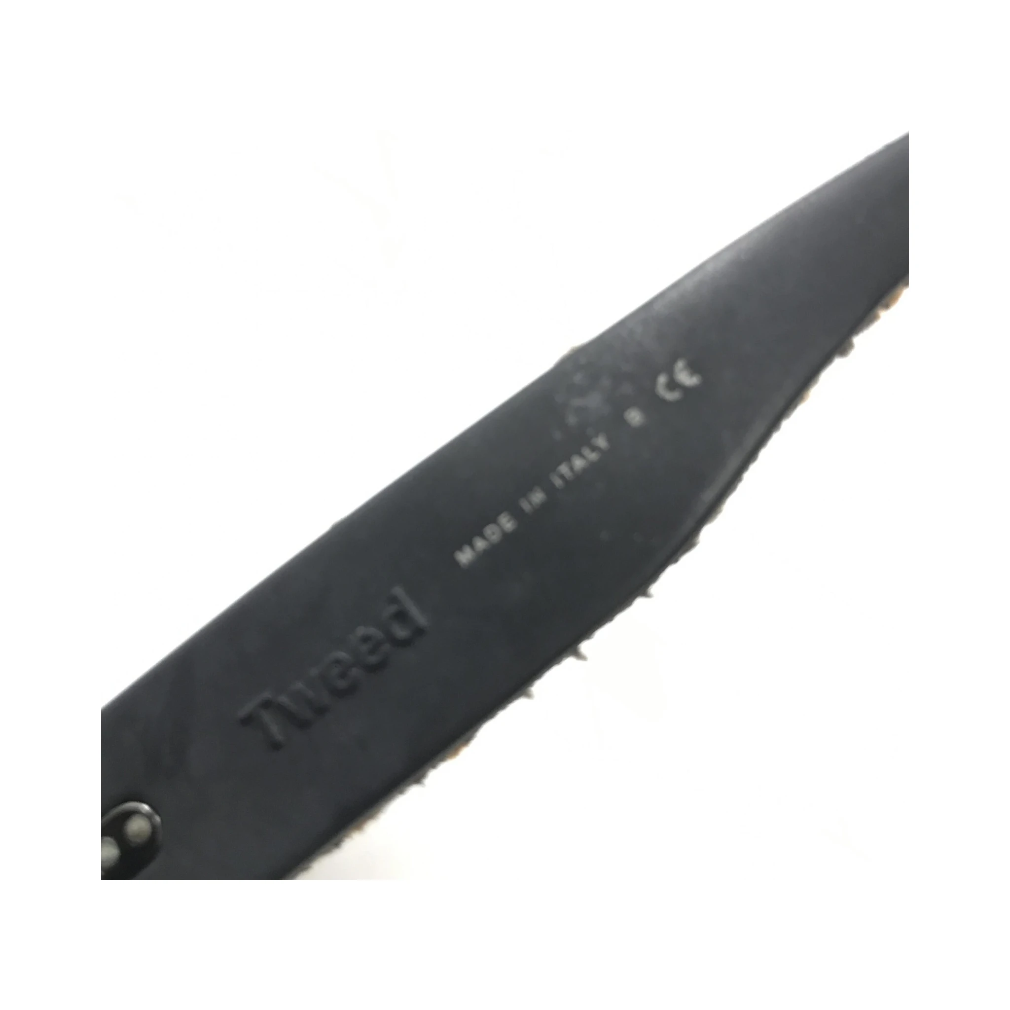 Brown Frame With Tweed Accents Sunglasses