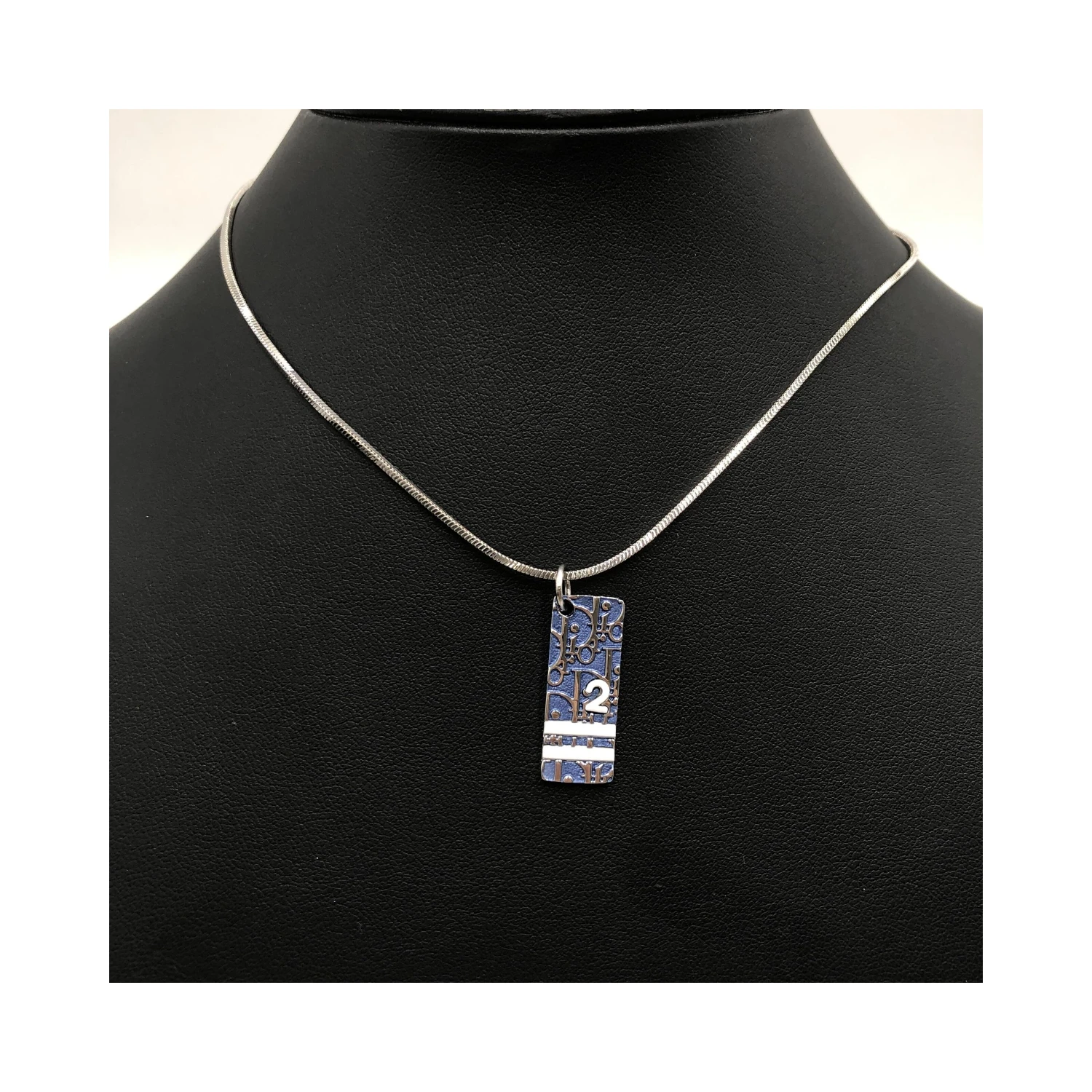 Blue Trotter Pendant Necklace