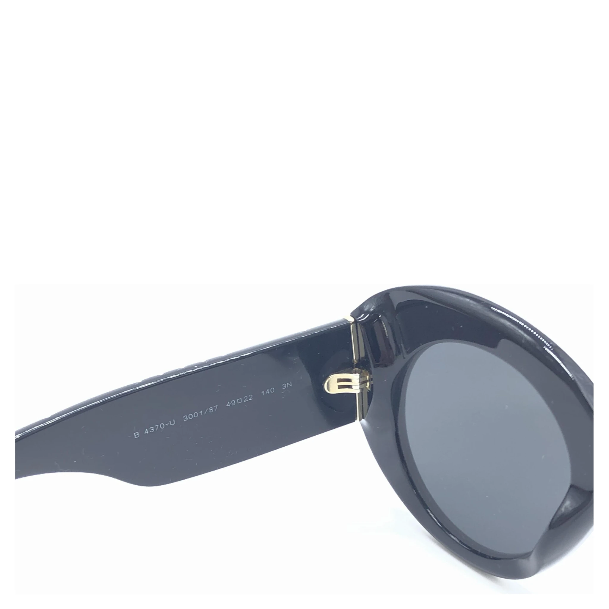 Black Oversized Round Sunglasses