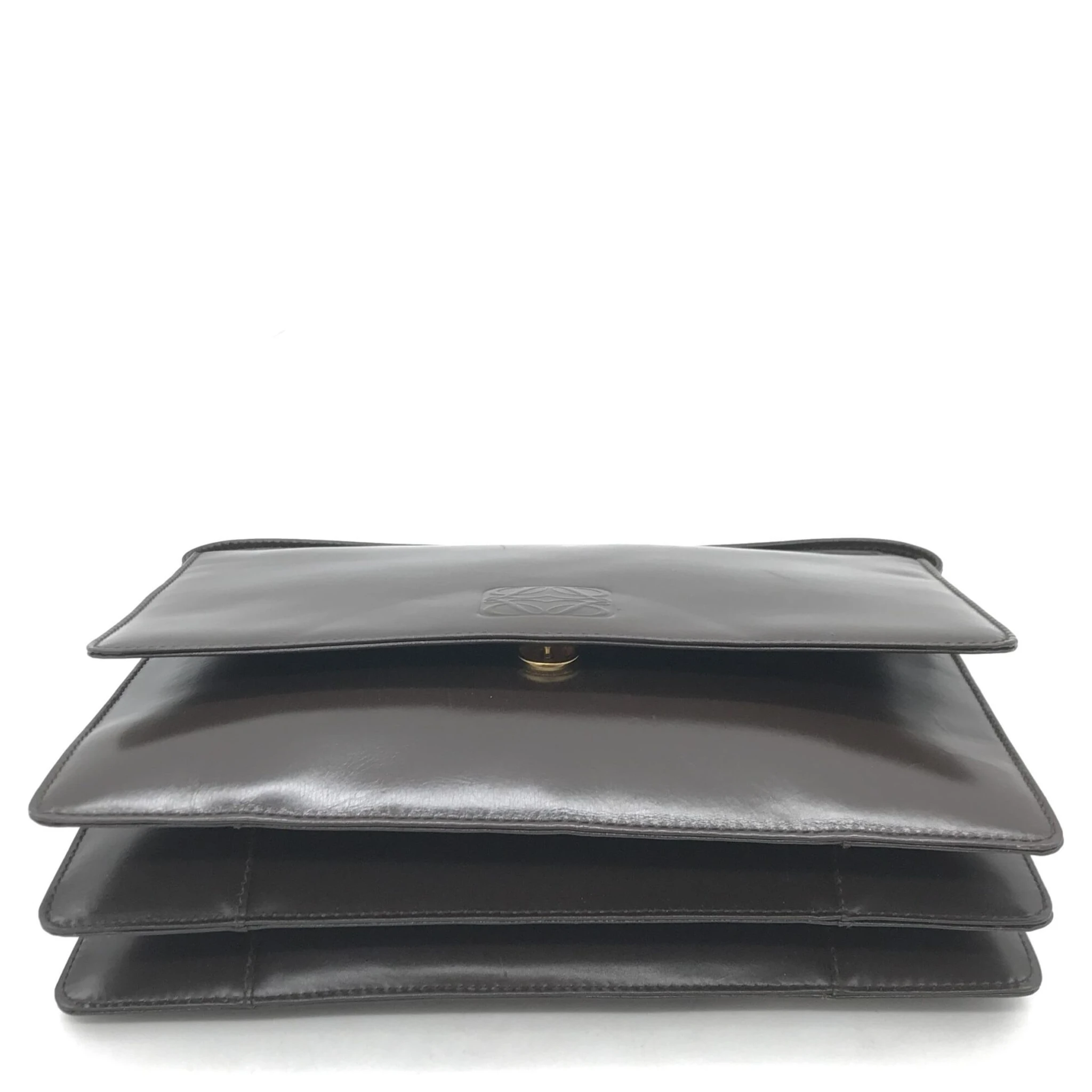 Black Leather Shoulder Bag