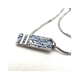 Blue Trotter Pendant Necklace