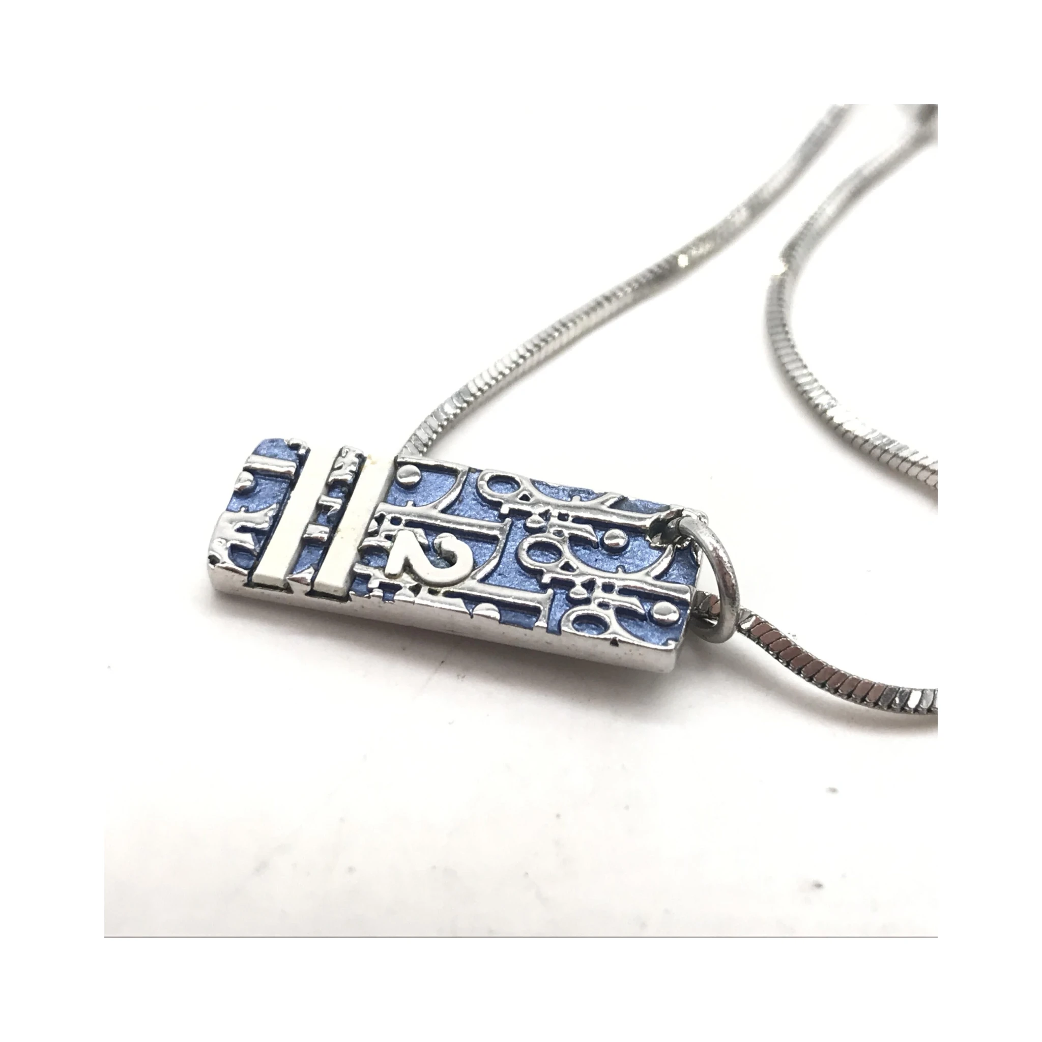 Blue Trotter Pendant Necklace