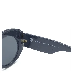 Black Oversized Round Sunglasses