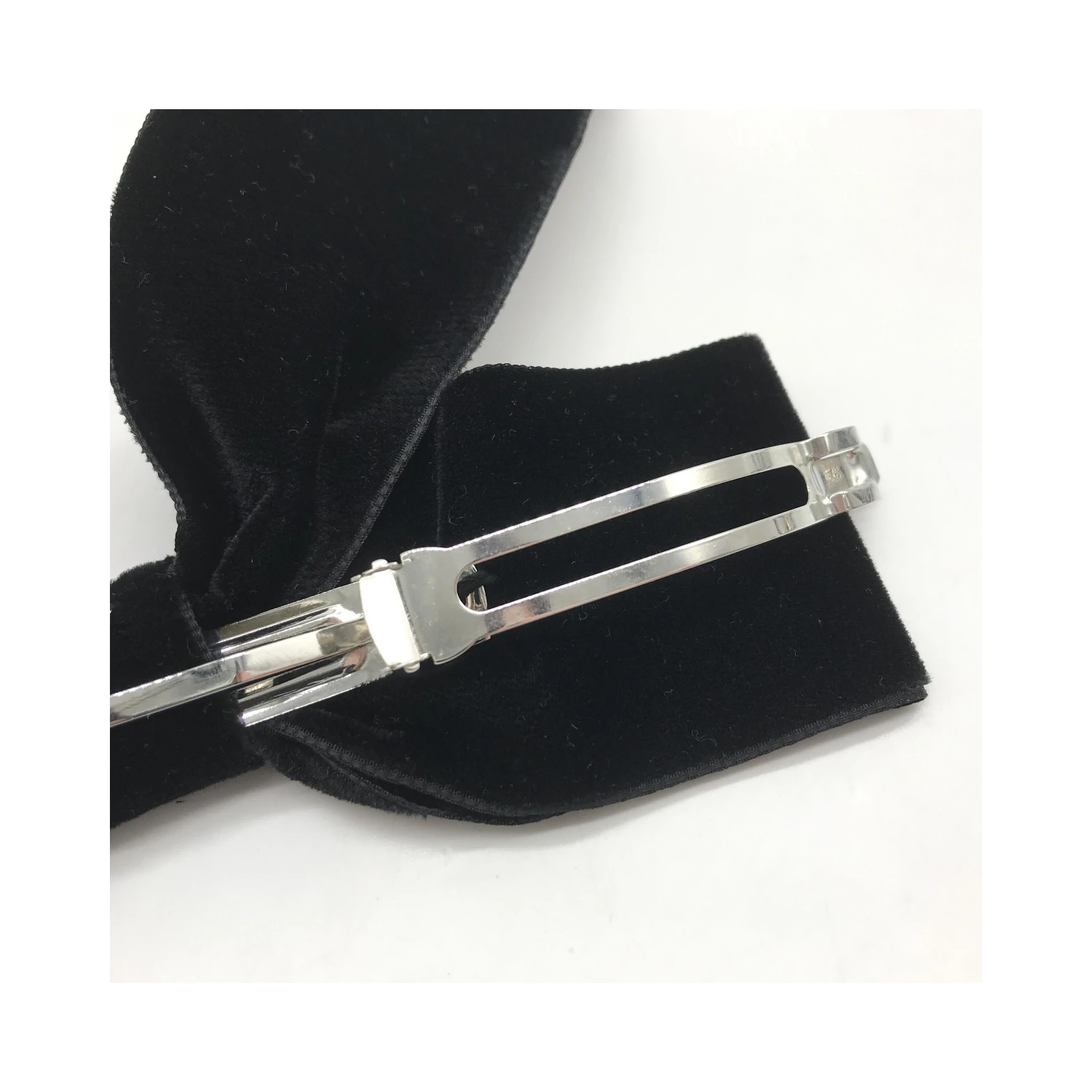 Black Velvet Bow Hair Accessory