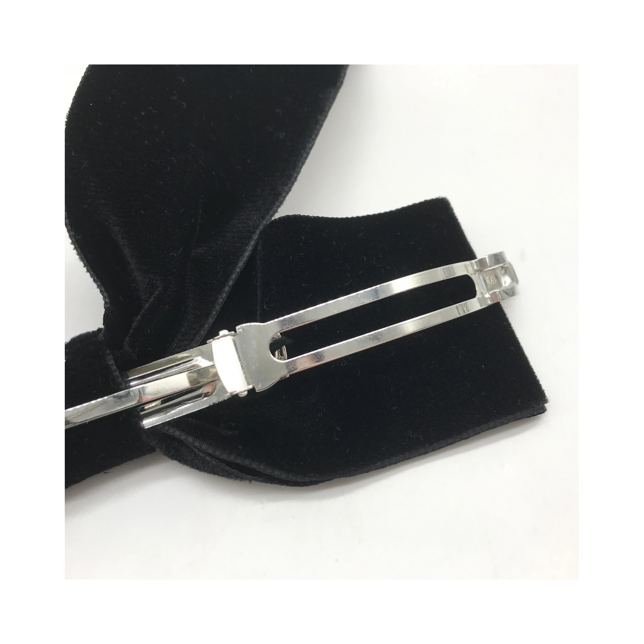 Black Velvet Bow Hair Accessory