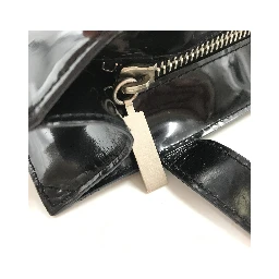 Black Patent Leather Tote
