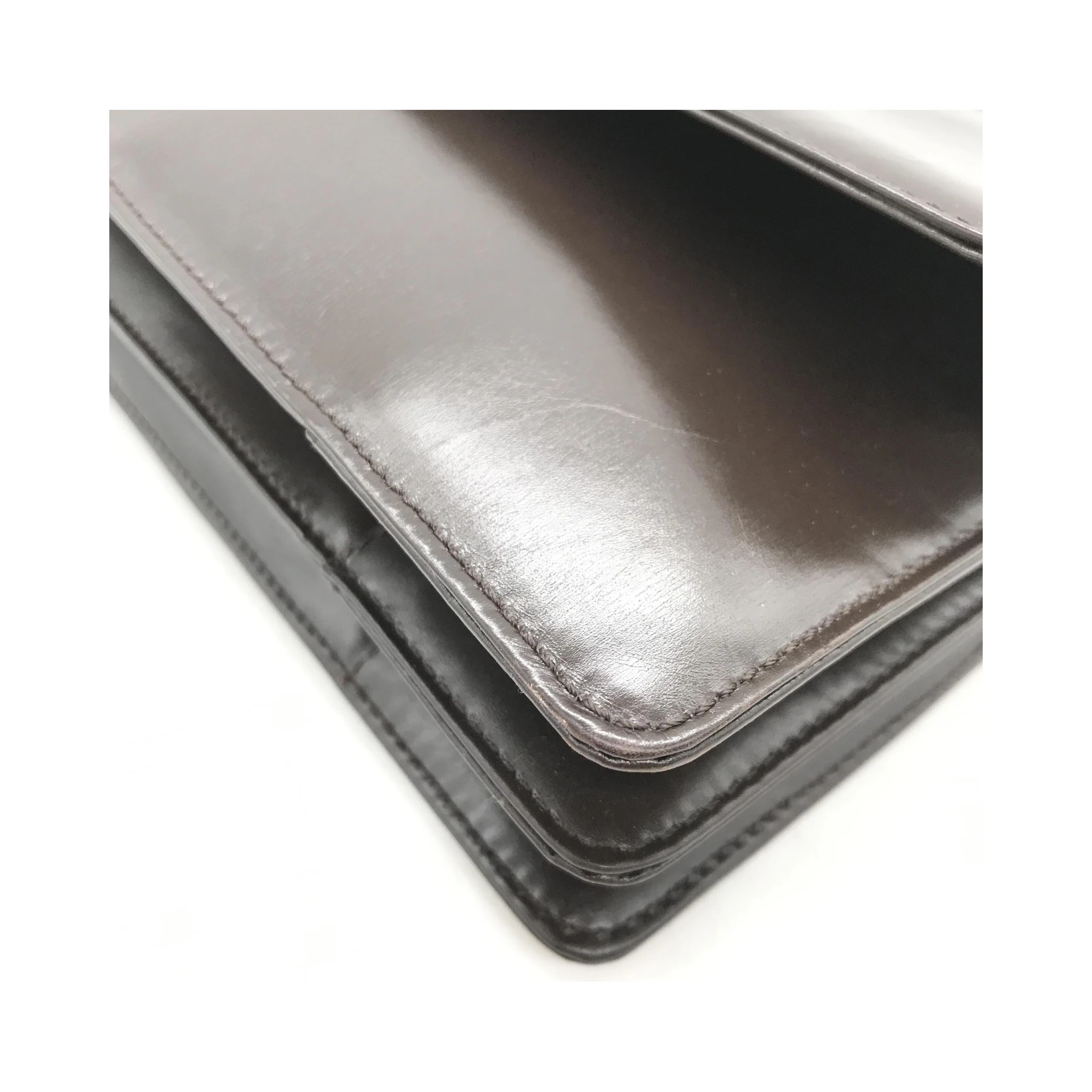 Black Leather Shoulder Bag