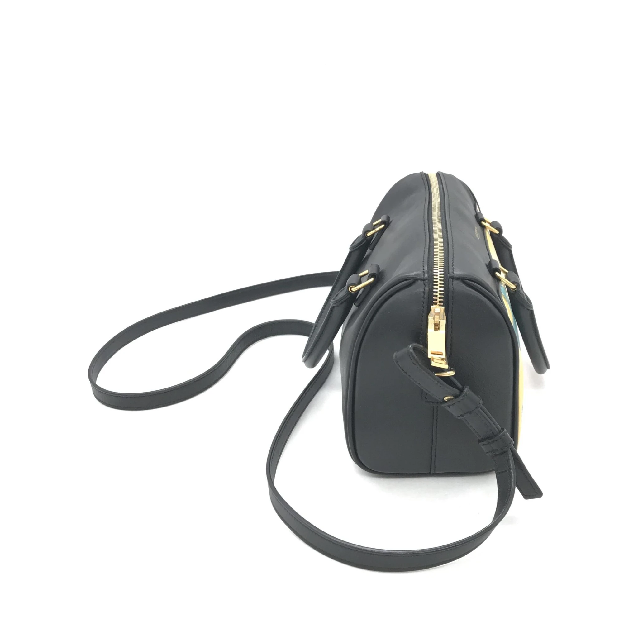 Baby Duffle Colorful Printed Leather Bag