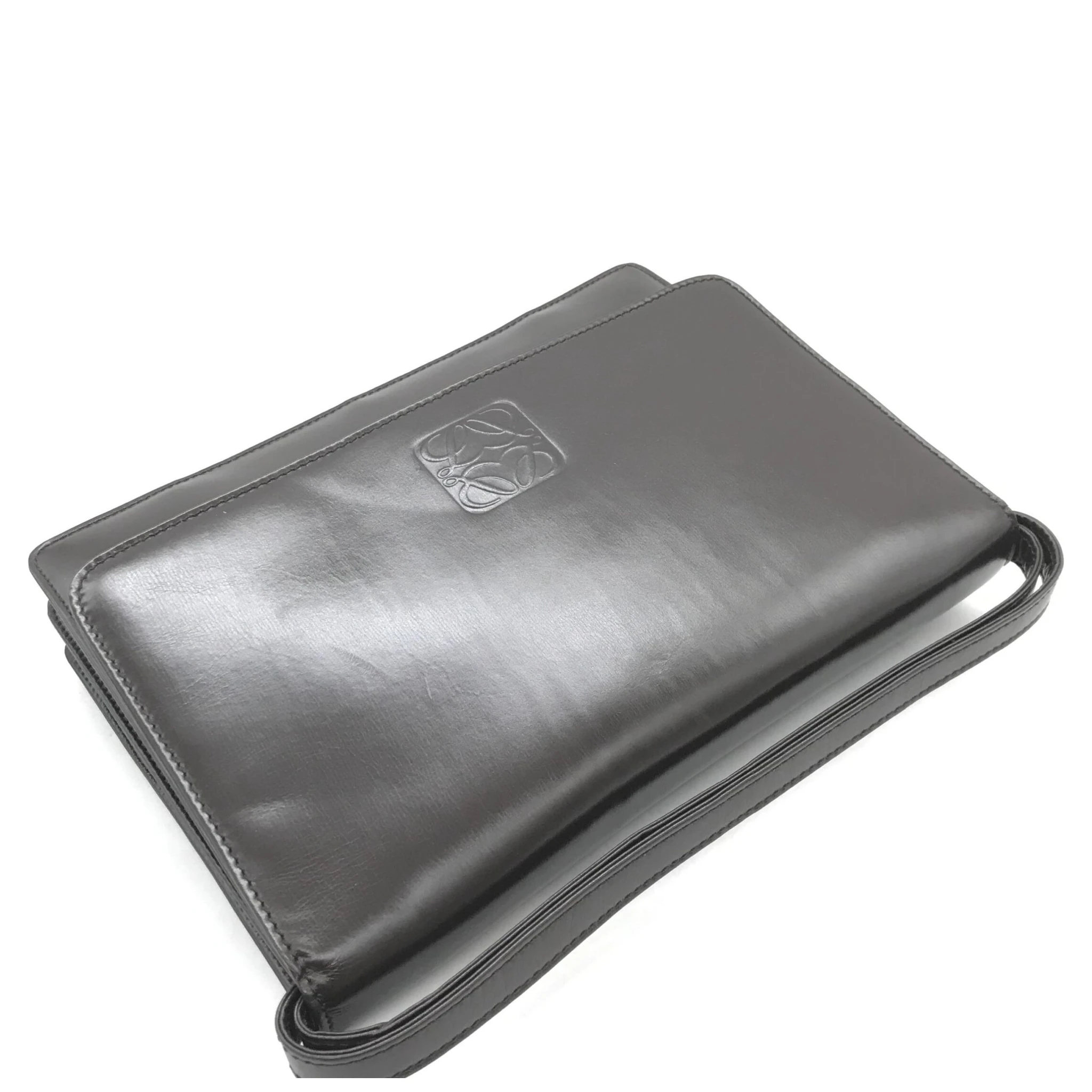 Black Leather Shoulder Bag