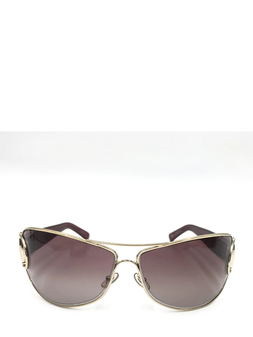Aviator Horsebit Sunglasses With Tinted Lenses