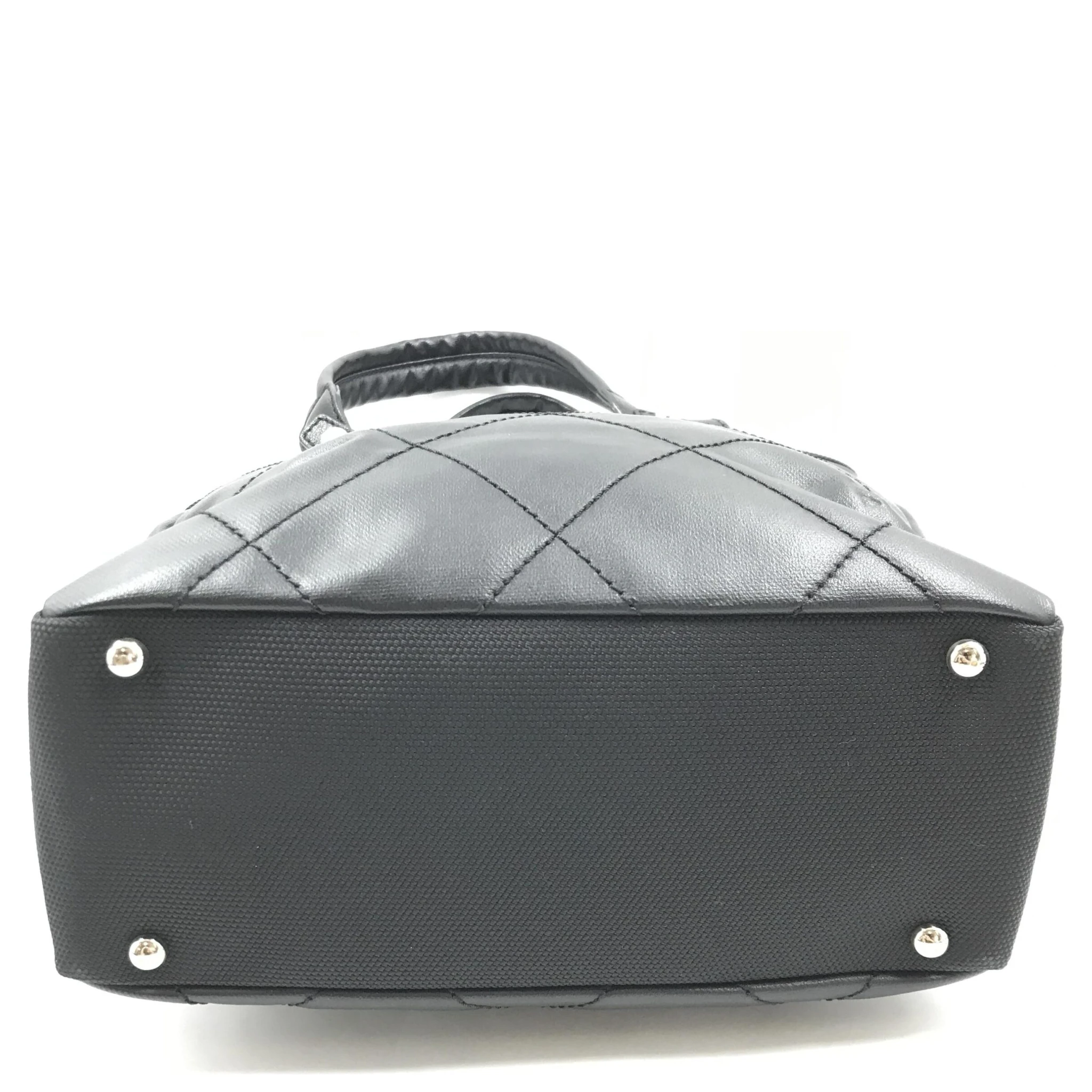 Chanel Black Canvas Paris-Biarritz Tote PM Handbag