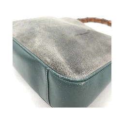 Bamboo Suede Shoulder Bag