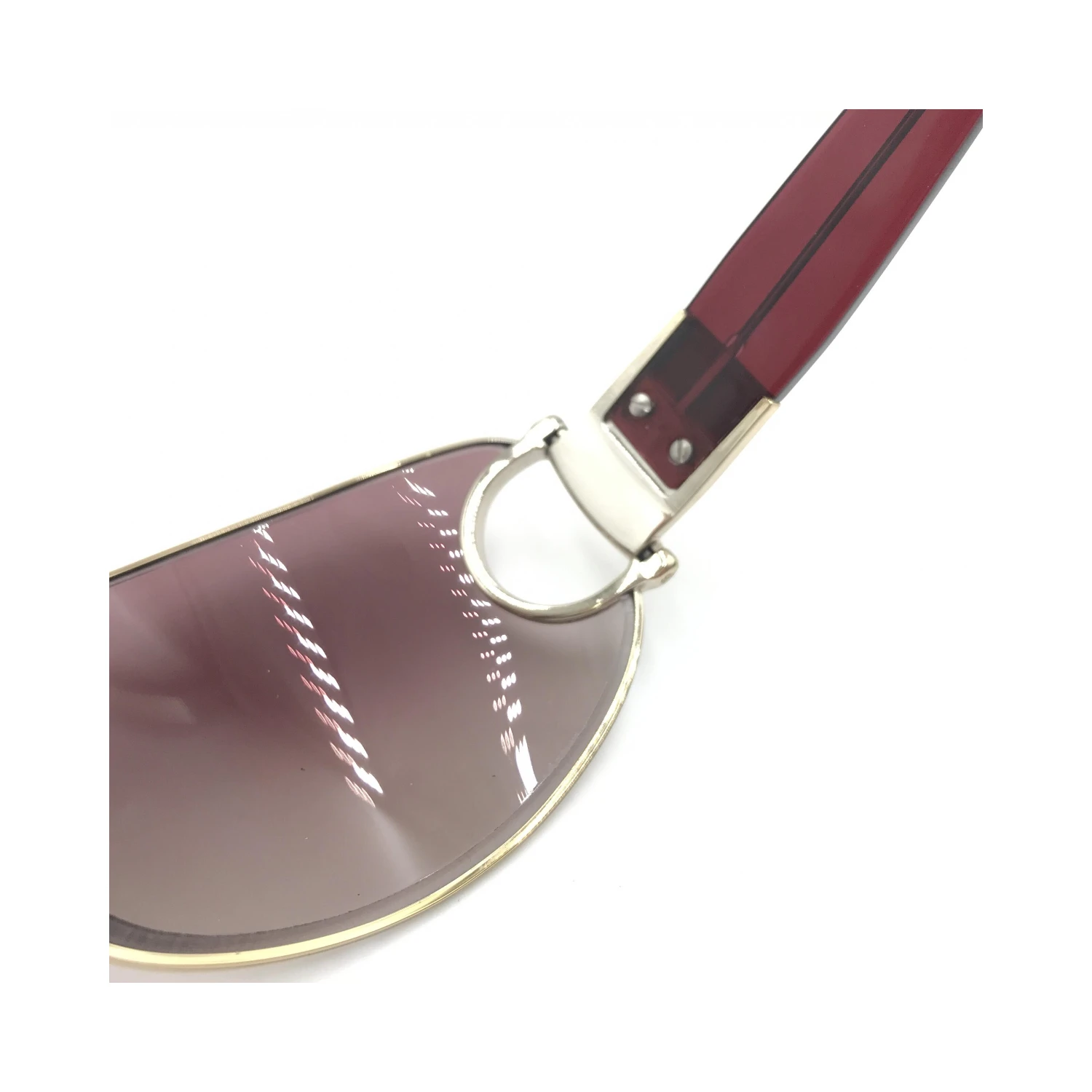 Aviator Horsebit Sunglasses With Tinted Lenses