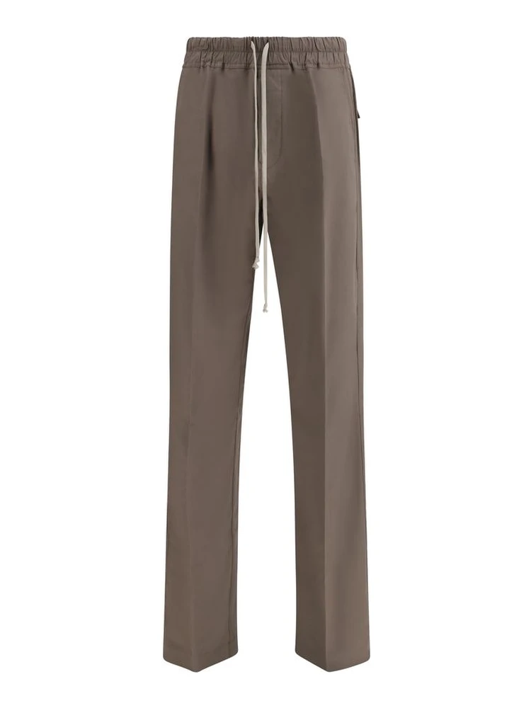 Brown Viscose Casual Pants