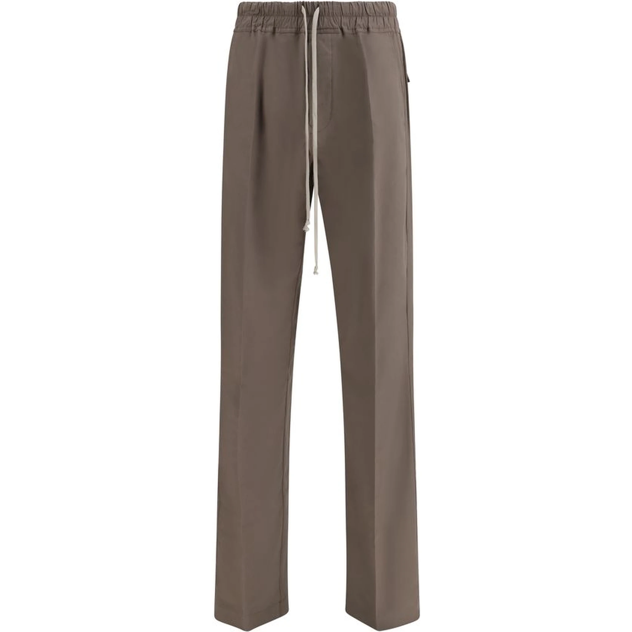 Brown Viscose Casual Pants