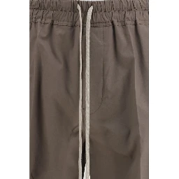 Brown Viscose Casual Pants