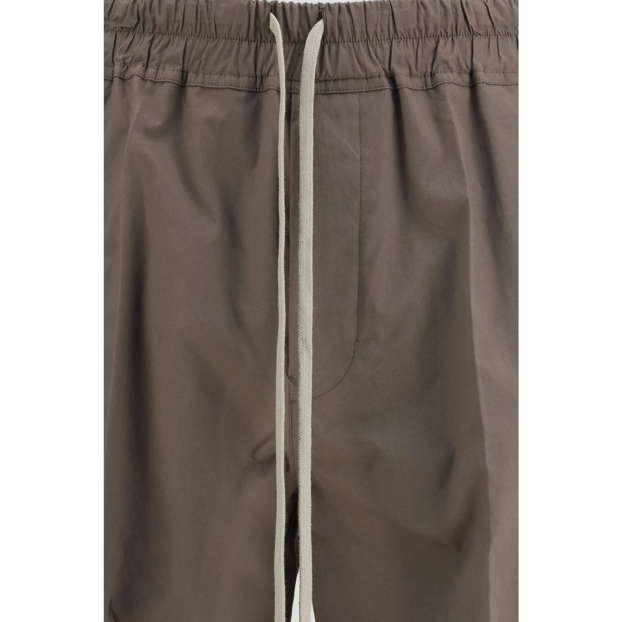 Brown Viscose Casual Pants