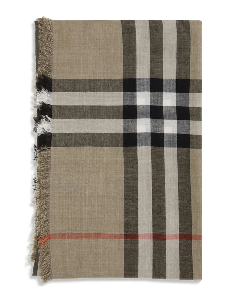 Beige Wool Scarf
