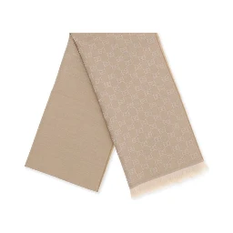 Beige Wool Scarf