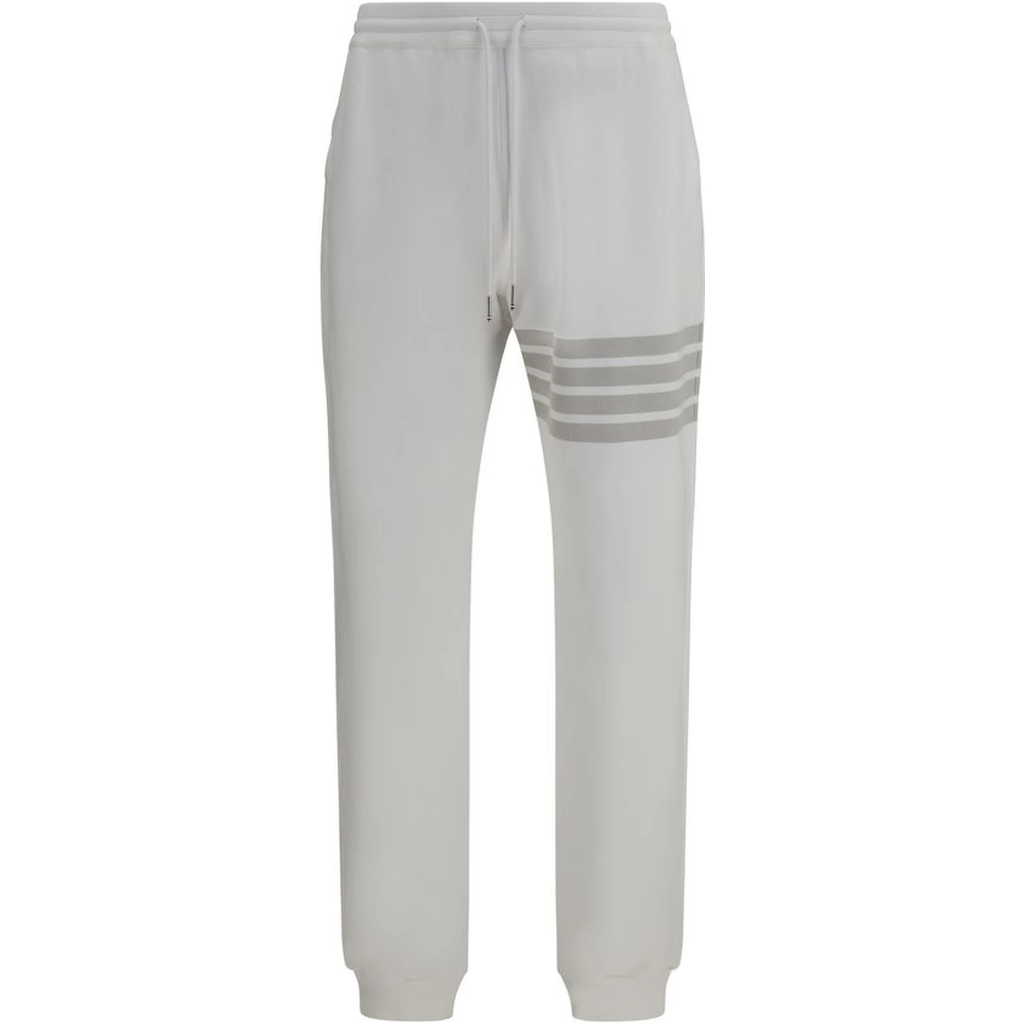 White Cotton Joggers (Workout Pants)