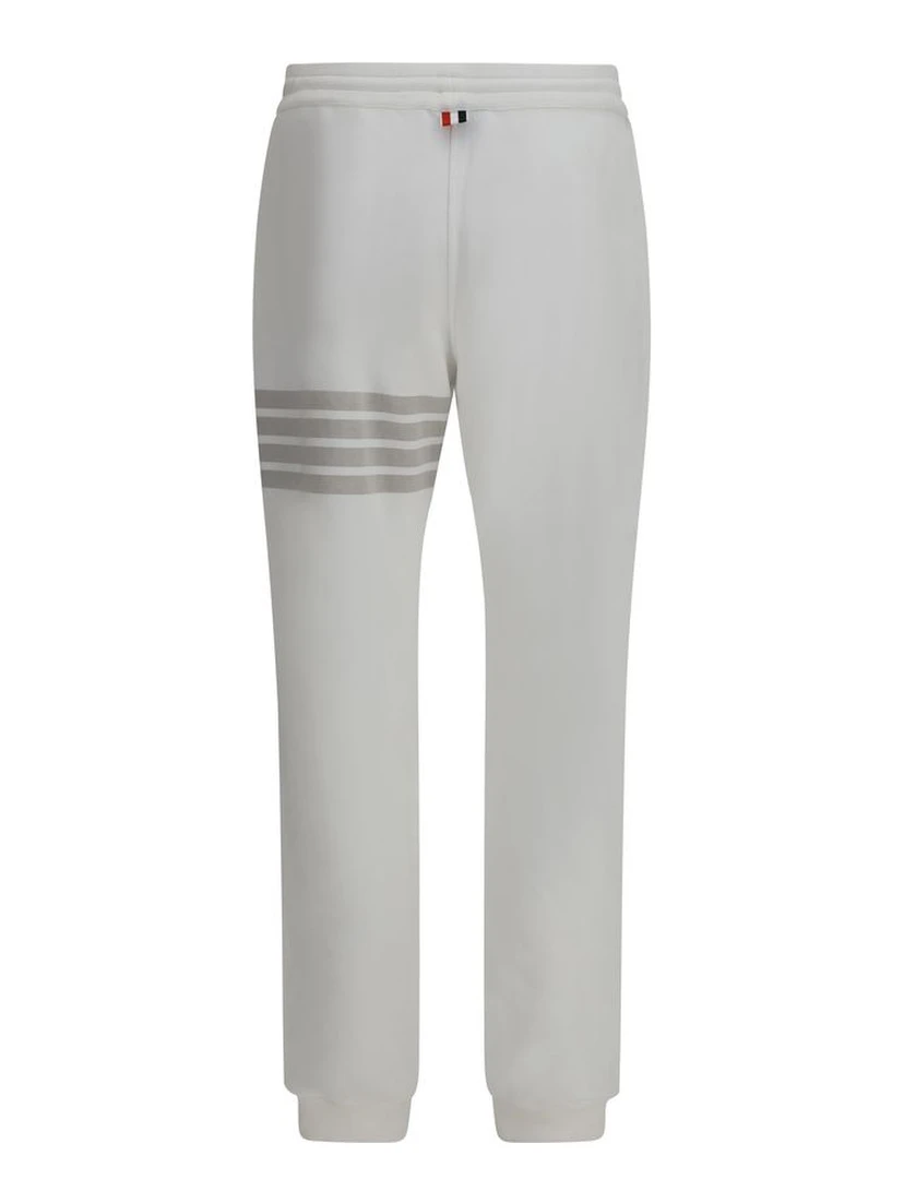 White Cotton Joggers (Workout Pants)