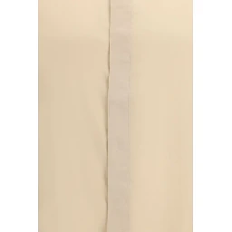 Beige Tencel Dress Shirt