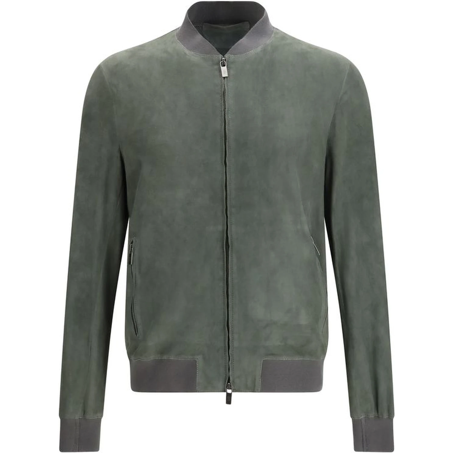 Bicolor Calf Leather Bos Taurus Bomber