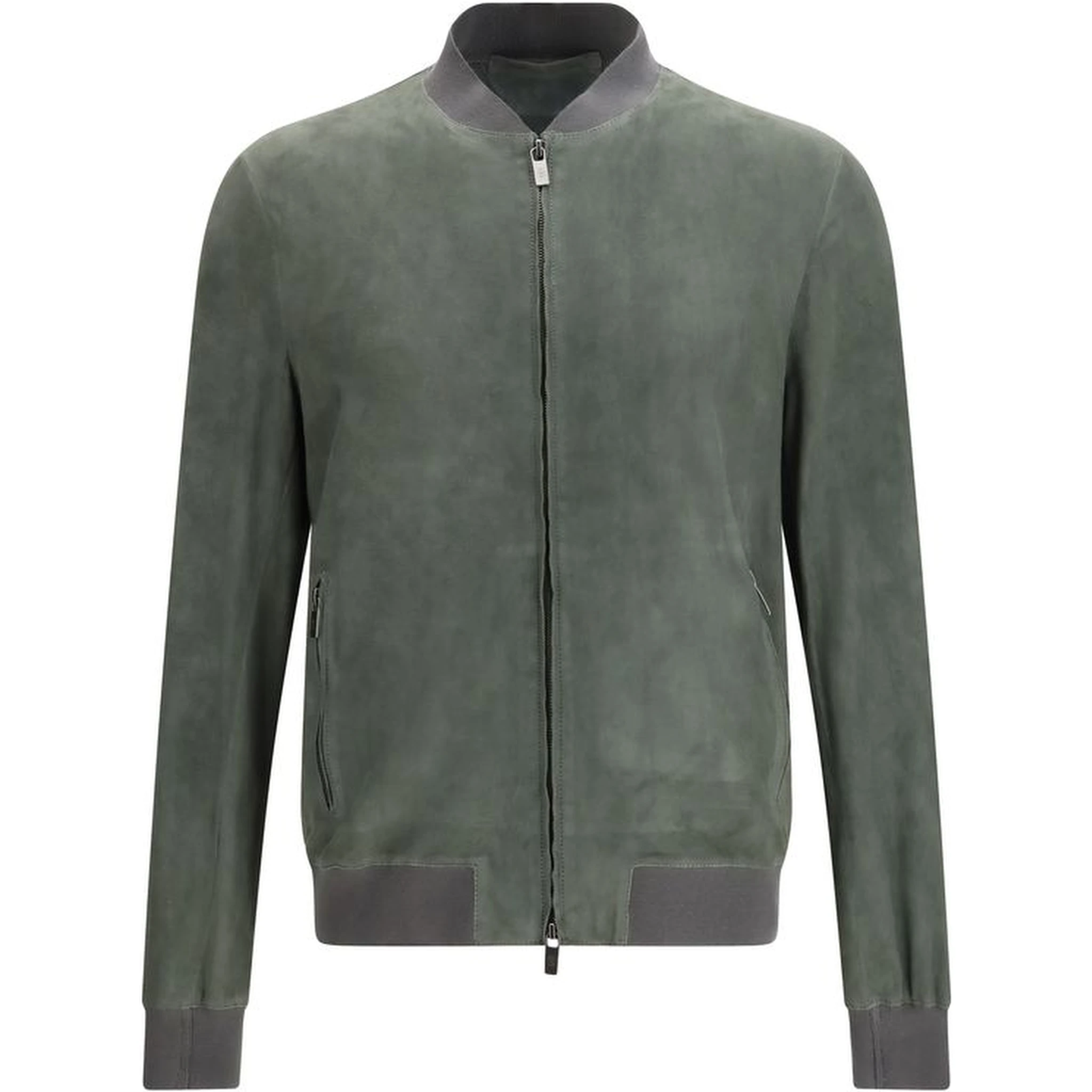 Bicolor Calf Leather Bos Taurus Bomber