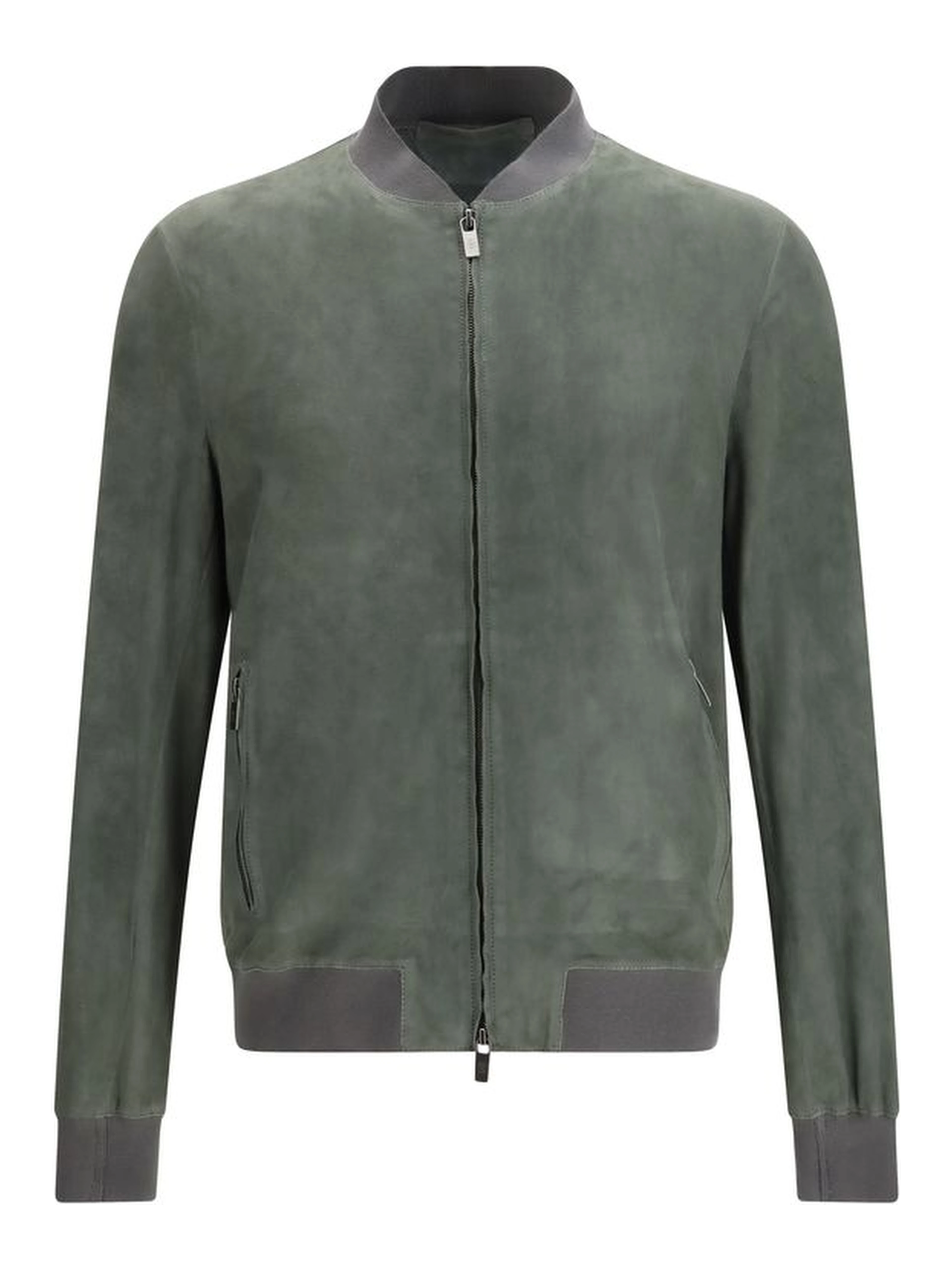 Bicolor Calf Leather Bos Taurus Bomber