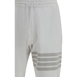 White Cotton Joggers (Workout Pants)