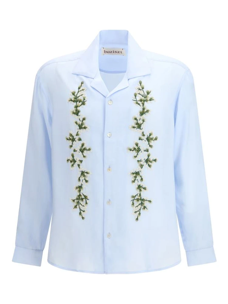 Light Blue Cotton Dress Shirt