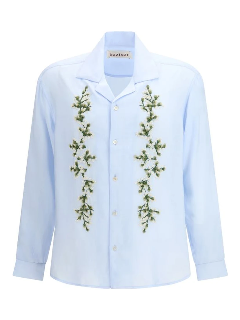 Light Blue Cotton Dress Shirt