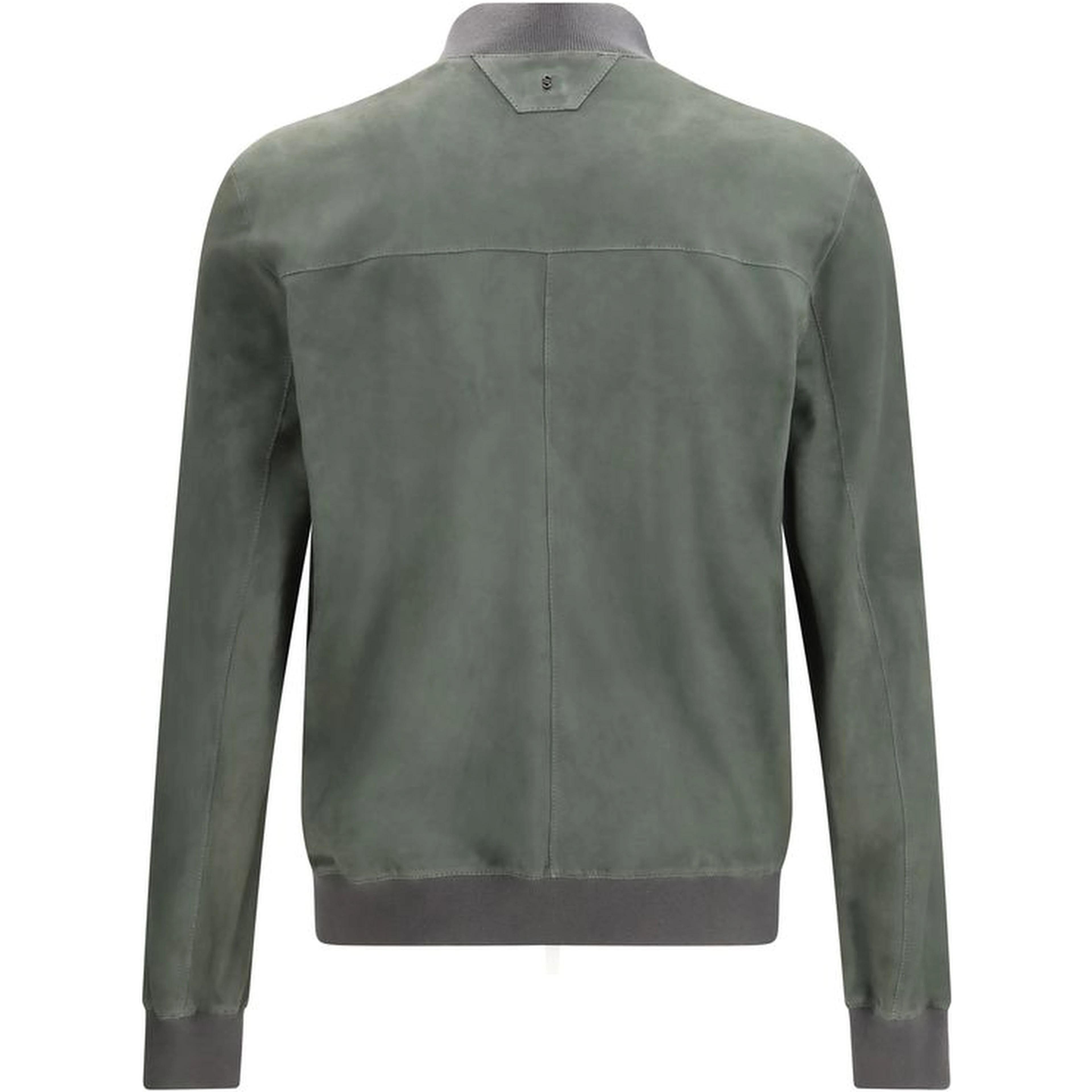 Bicolor Calf Leather Bos Taurus Bomber