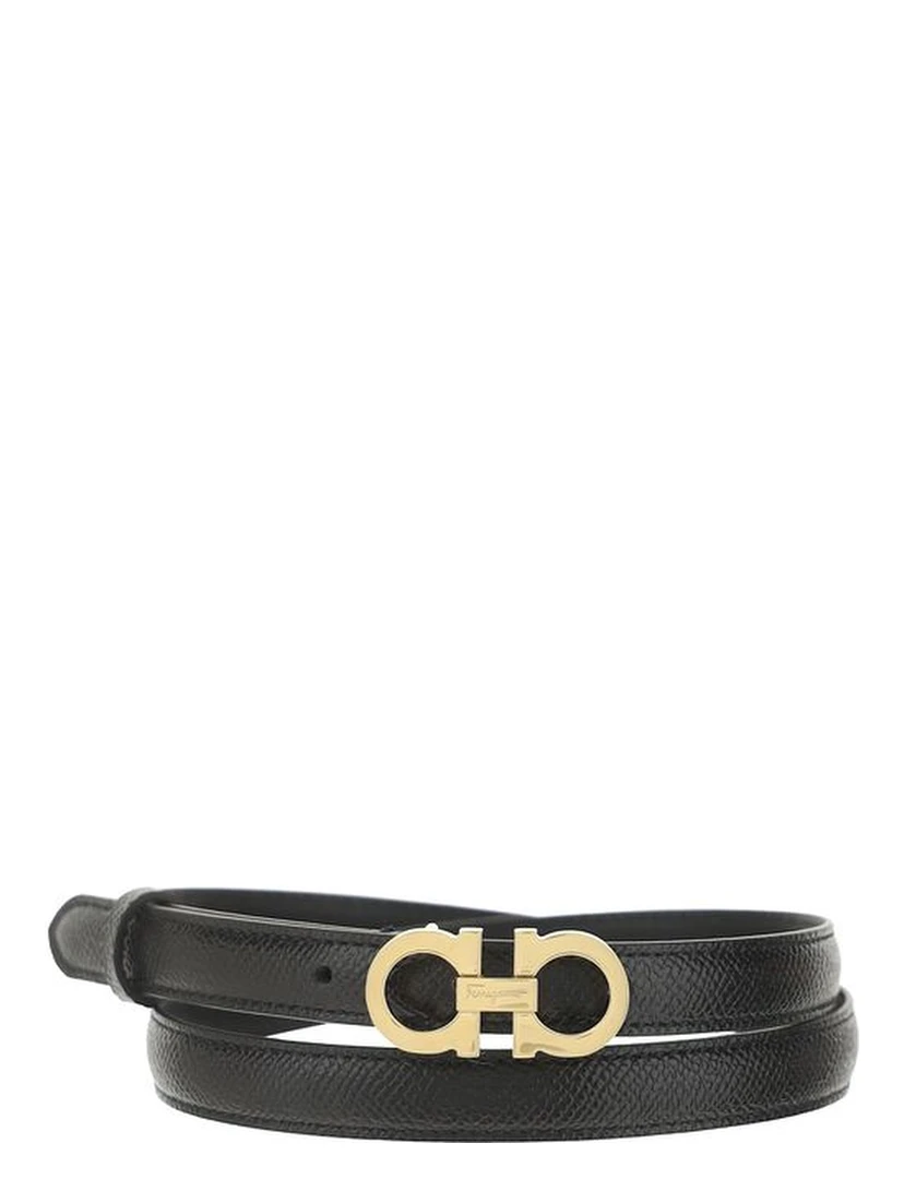 Brown Calf Leather Bos Taurus Thin Belt