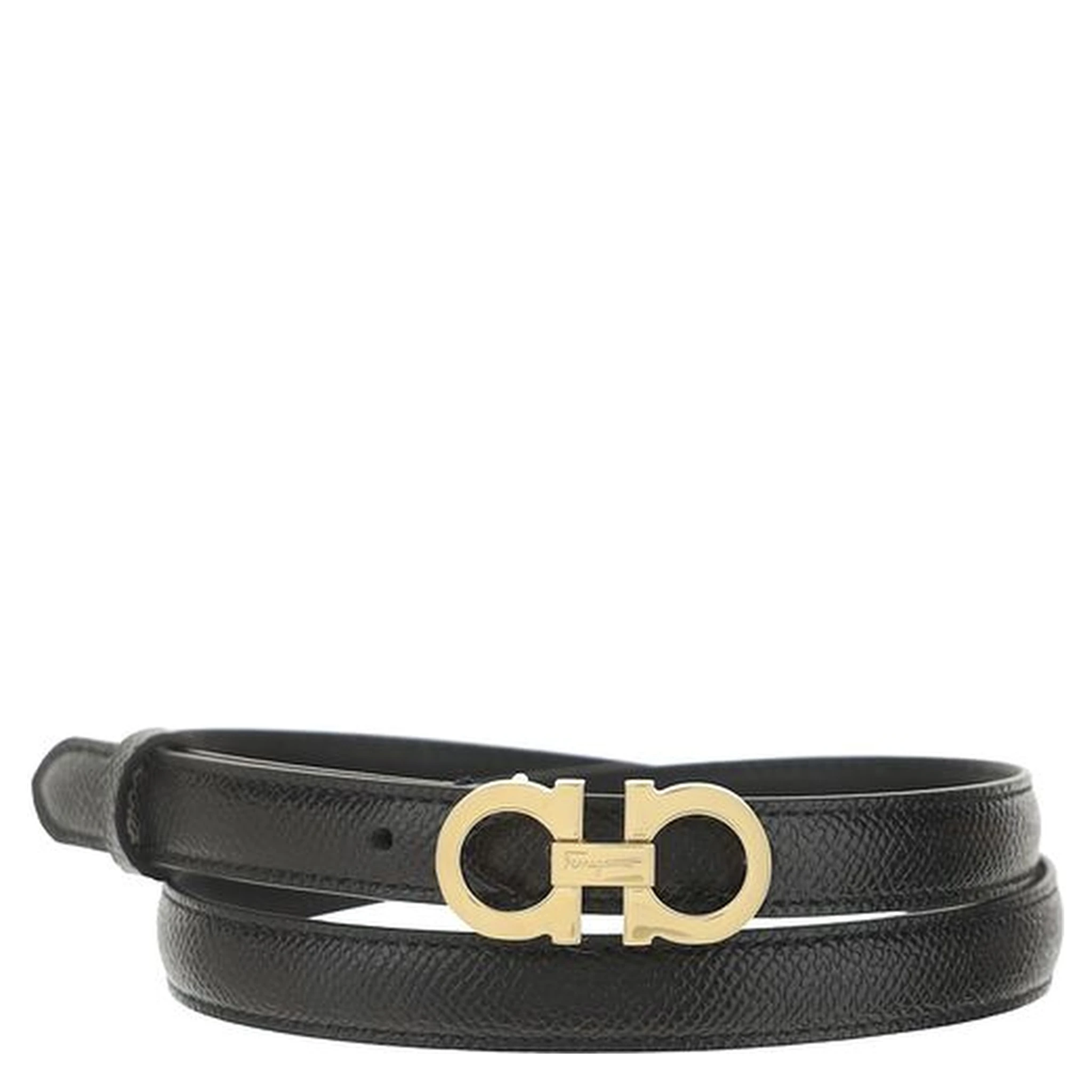 Brown Calf Leather Bos Taurus Thin Belt