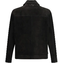 Black Calf Leather Bos Taurus Clothing