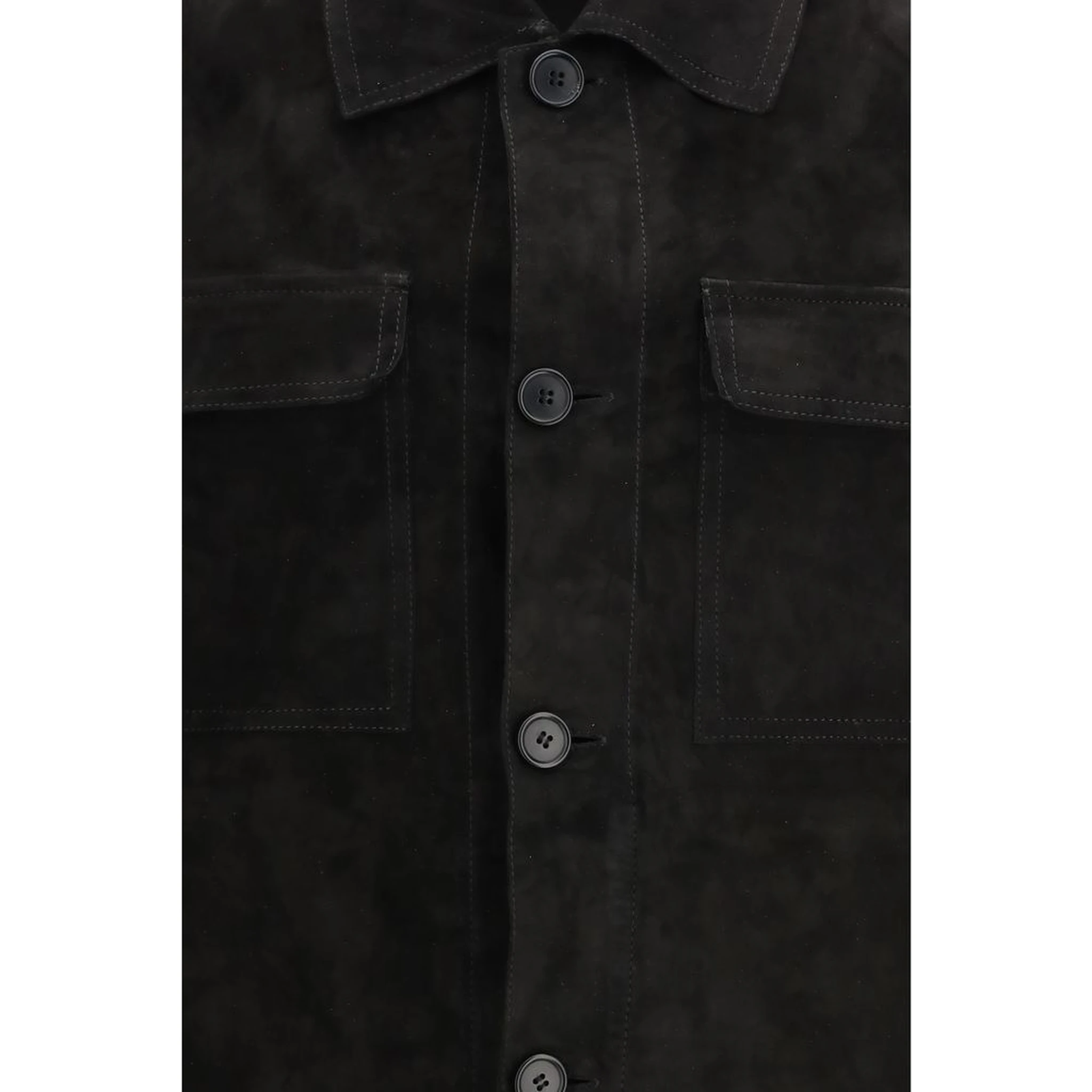 Black Calf Leather Bos Taurus Clothing