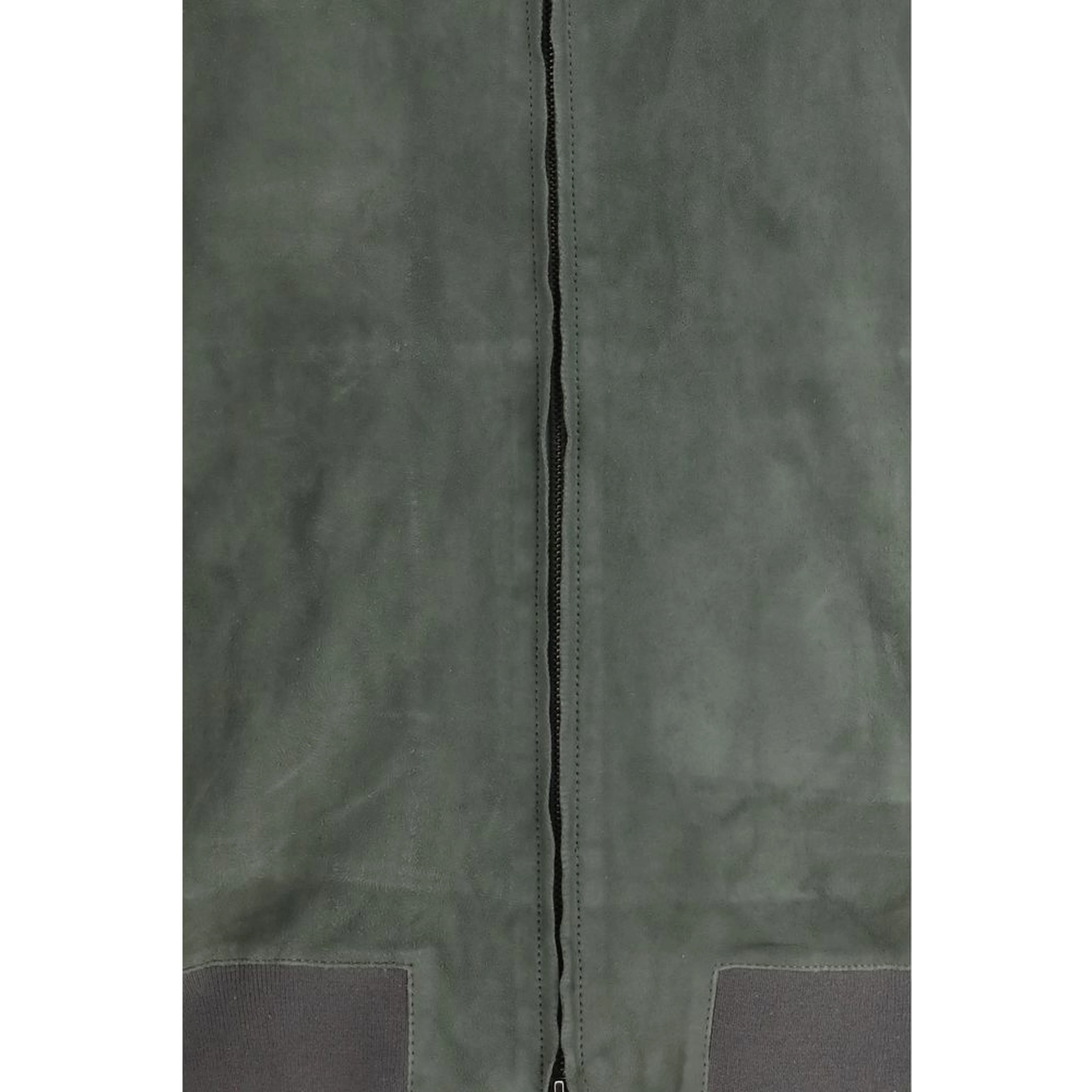 Bicolor Calf Leather Bos Taurus Bomber