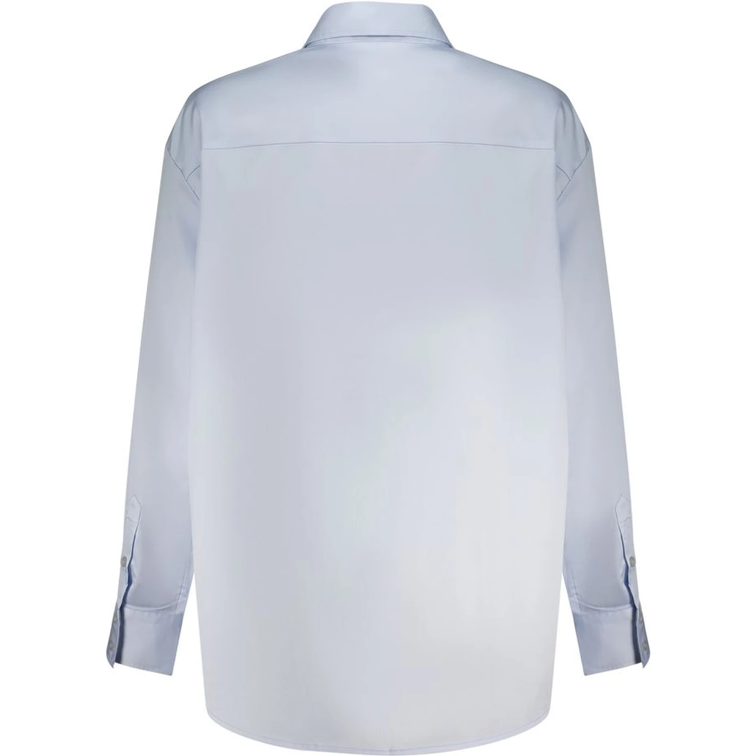 Blue Cotton Dress Shirt