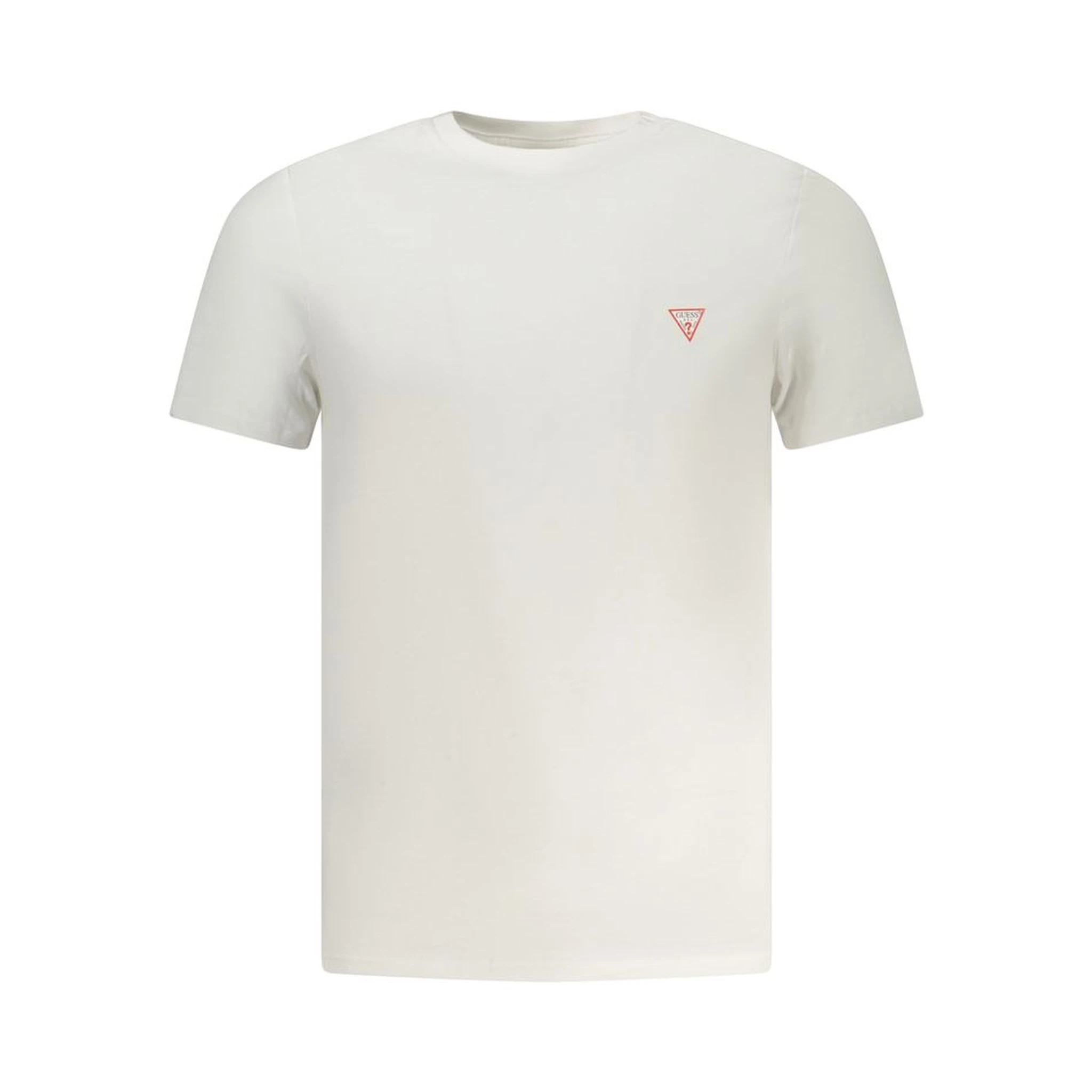White Cotton Men T-Shirt