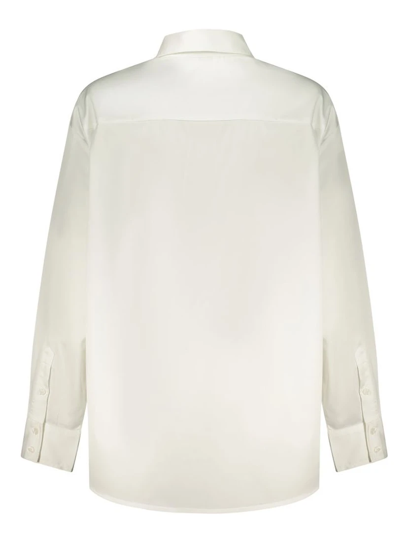 White Cotton Dress Shirt