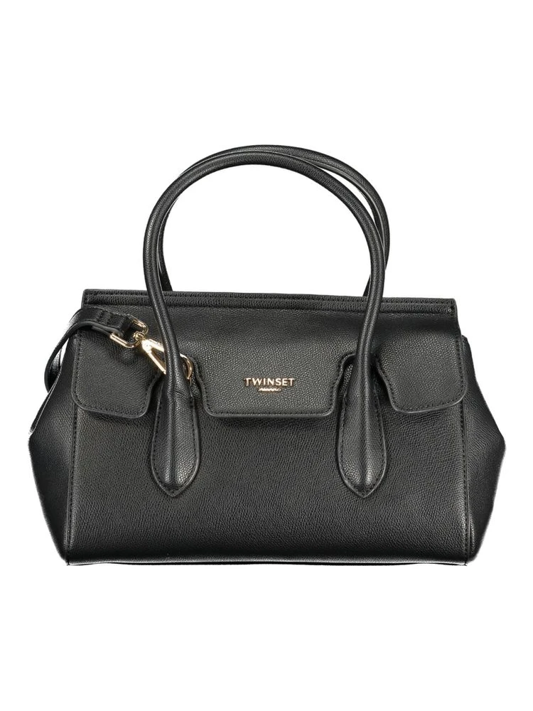 Nero Poliuretano Womens Handbag