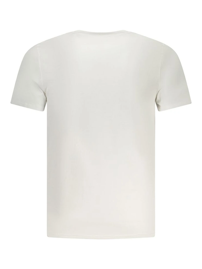 White Cotton Men T-Shirt
