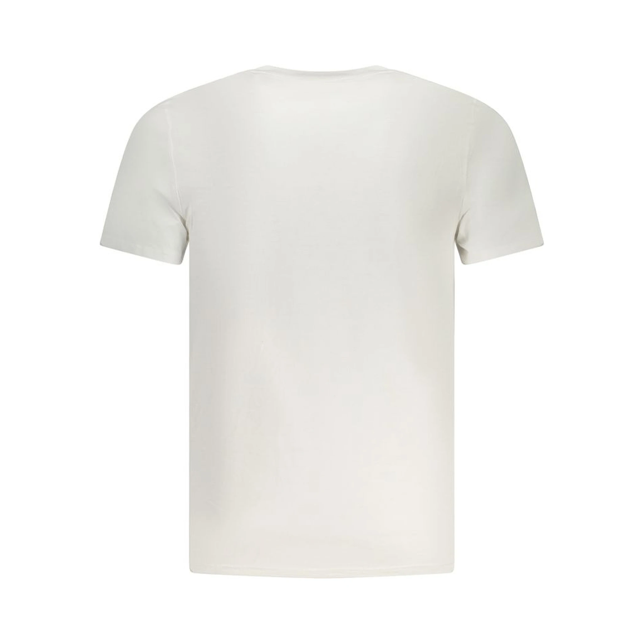 White Cotton Men T-Shirt