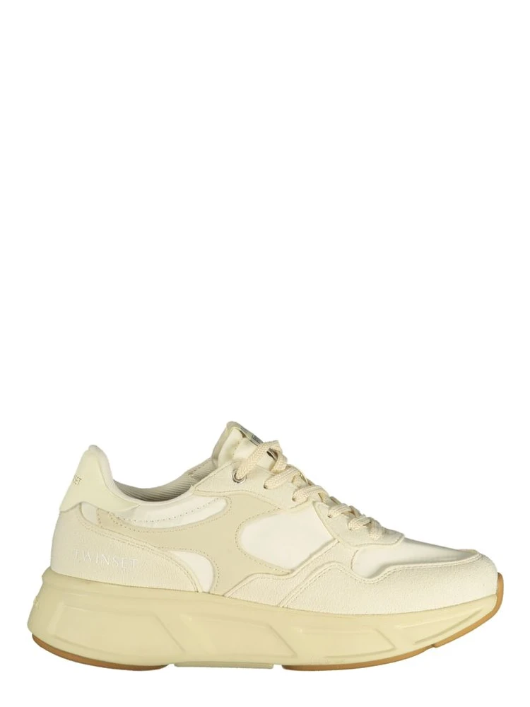 Beige Polyurethane Women Sneaker