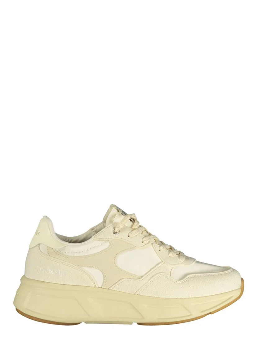 Beige Polyurethane Women Sneaker