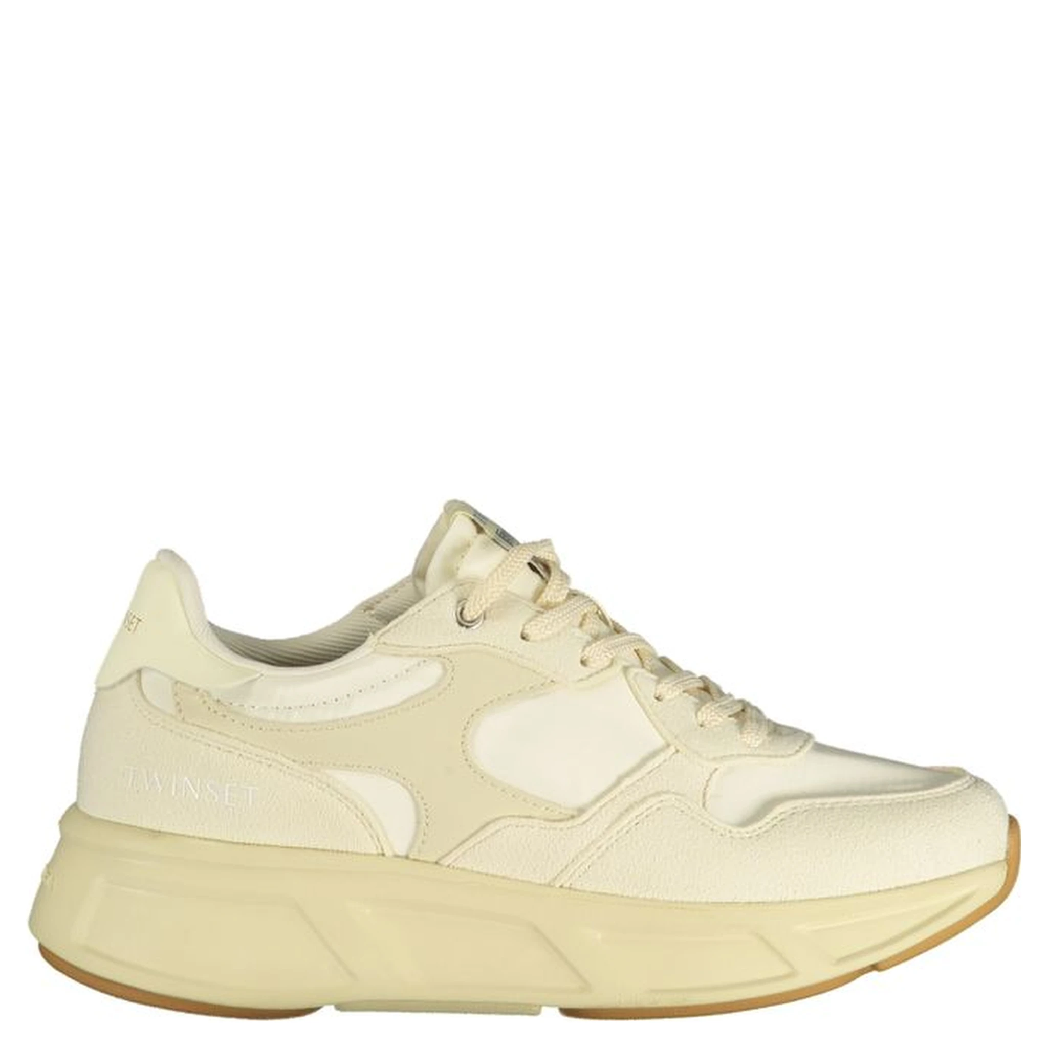 Beige Polyurethane Women Sneaker