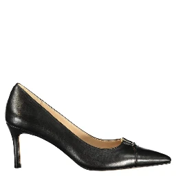 Black Leather Women Classic Shoe